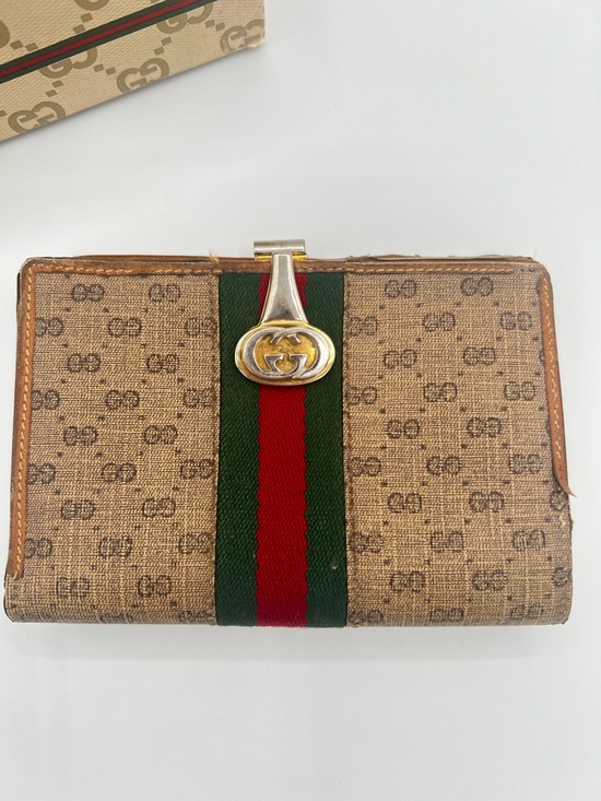 Gucci Handbags - Gucci Vintage Cherry Line Compact Wallet includes Box and COA